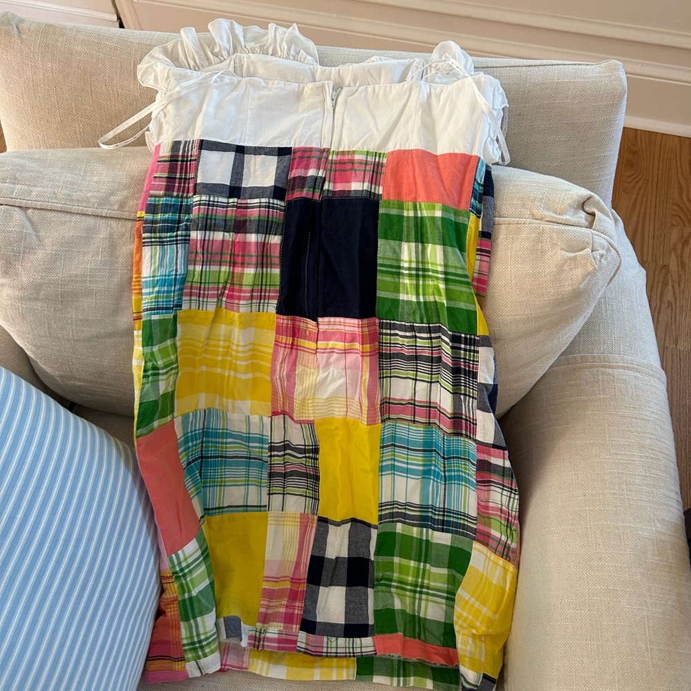 Lilly Pulitzer Cameron Madras Patchwork Strapless Dress - Picture 5 of 5